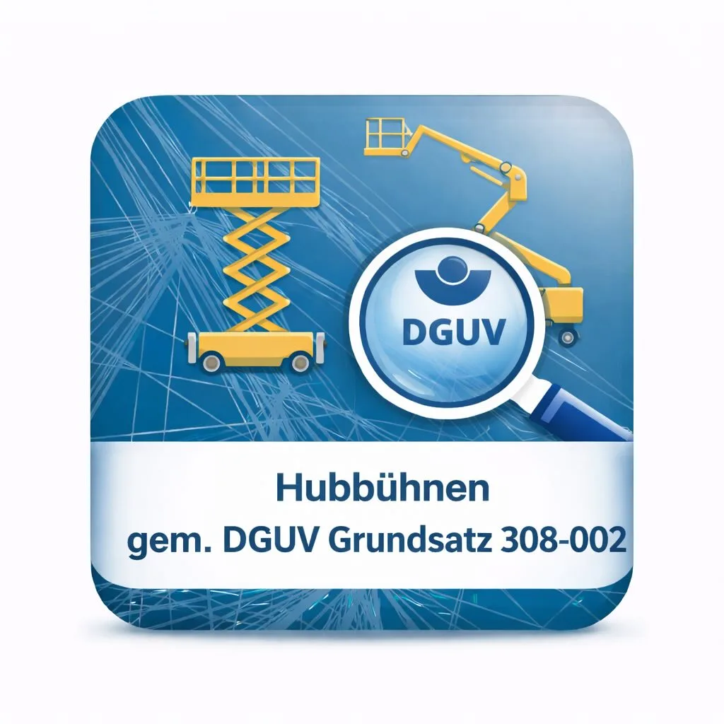 Hubarbeitsbühnen – Prüfung gem. DGUV Grundsatz 308-002